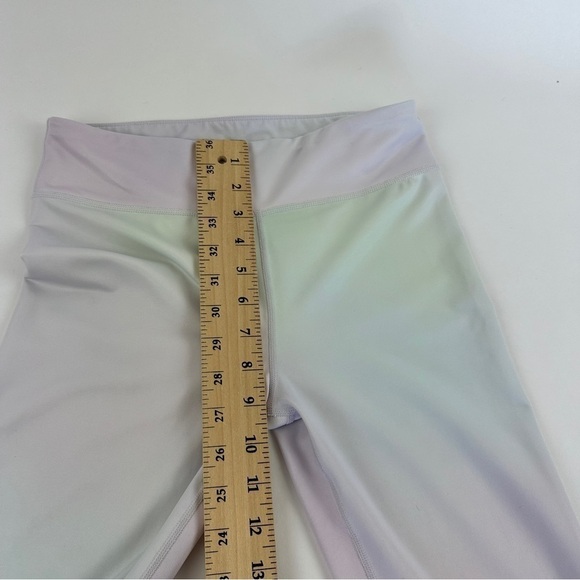 Nike Dri Fit Leggings Girls XL Pink Yellow Unicor - Picture 8 of 10